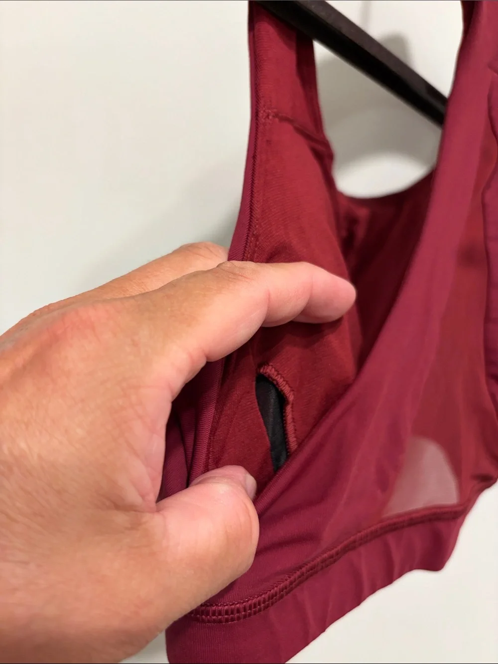 lululemon athletica Racerback Sports Bra - Burgundy Red